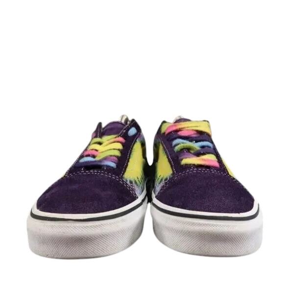 Vans Shoes Womens 6 Old Skool Sneakers Tie Dye Lifestyle Skate Athletic Casual - Picture 2 of 13